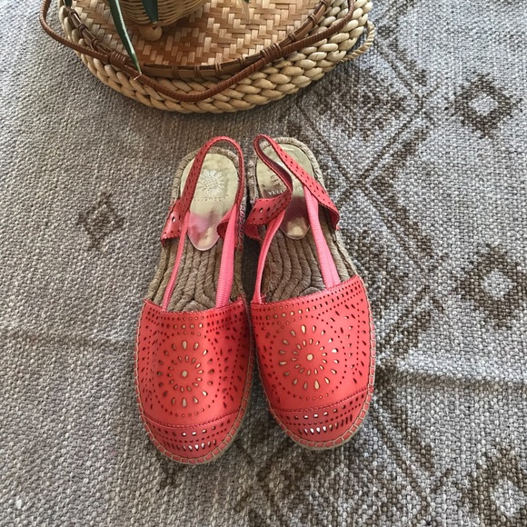 Yellow Box Shoes - Yellow box winsome coral espadrille Sling back NEW